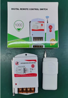 Interrupteur sans fil télécommandé haute qualité 30A avec protection contre la perte de phase pour pompes à eau 220V 1km/220V 3km/220V 5km