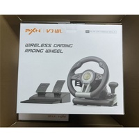 Volant de course sans fil PXN-V3 - Noir Plastique+Métal Compatible avec PC pour P3/4