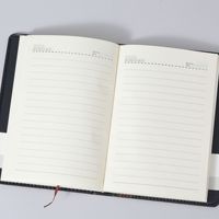 Plan de calendrier de bureau d'affaires ce stylo bloc-notes journal étudiant épaissi promotion des devoirs couverture rigide carnet d'adresses planificateur en cuir