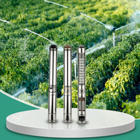 Forage en acier inoxydable puits profond 220v 380v 100% pompe à eau submersible à moteur en fil de cuivre à vendre