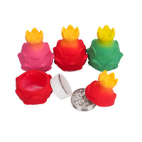 Nieuwe aanwinst Dragon Herb Grinder Smoke Shop Fruit Tabak Grinders Gemengde Kleuren Zinklegering Grinder
