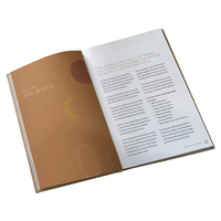 Agenda A5 relié rigide, journal personnalisé avec logo, impression de livre, agenda mensuel et hebdomadaire, carnet de gratitude