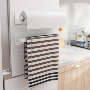 <span class=keywords><strong>Porte</strong></span>-serviettes mural moderne pour salle de bain d'hôtel, blanc, <span class=keywords><strong>porte</strong></span>-serviettes en papier magnétique - Product Image 6