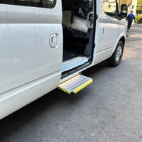 Porte d'entrée coulissante en aluminium série SEF à LED, idéale pour camping-car, caravane, fourgon, caravane de voyage, camping-car, véhicule de loisirs – Vente chaude