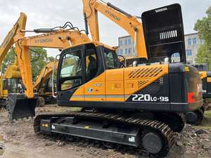 Excavatrice sur chenilles moyenne Hyundai R220LC-9S de 22 tonnes 2023 d'occasion corée d'origine poids de fonctionnement de 20 tonnes stock de noyau de boîte de vitesses - Product Image 6