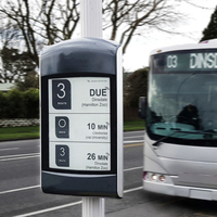 Affichage numérique couleur ultra-fin de 10,01 pouces pour extérieur, lisible en plein soleil, écran E-Paper pour affichage des itinéraires aux gares routières