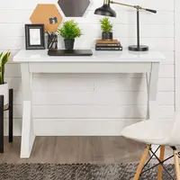 2020 vendita calda per la casa mobili per ufficio computer da ufficio tavolo moderna scrivania di scrittura in bianco del computer portatile superiore di vetro scrivania con cassetto di stoccaggio