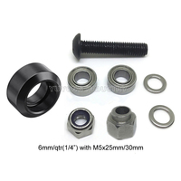 CNC réglable Delrin Mini V Kits de roues entretoises excentriques système de fente en V C-Beam ouvert MiniMill pièces pour machines à bois
