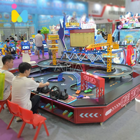 Mini machine de jeu de course Crazy Racing 6 joueurs jeux d'arcade intérieurs interactifs équipement de course sur piste pour enfants pour centre commercial