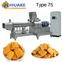 Extrudeuse industrielle à double vis en acier inoxydable pour la production de produits alimentaires sur ligne de transformation