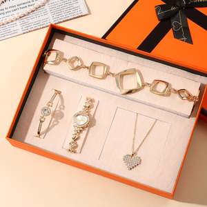 Silverbox Light Luxury Eco-friendly Plated Metal Teacher's Day Qixi Festival Valentine's Day Christmas Women's Fashion <b>Gift</b> <b>Set</b> - Product Image 6