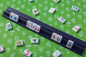 Tapis de Mahjong Pliable en Caoutchouc à Motif Floral, Antidérapant, Réduction du Bruit, Durable, Écologique, pour <span class=keywords><strong>Poker</strong></span>, <span class=keywords><strong>Casino</strong></span> Moderne et Luxueux - Product Image 4