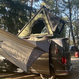 Carpa de techo rígida impermeable para 4 personas, portátil, para 5 personas, para autos, carpa de techo rígida para camping, para SUV - Product Image 2