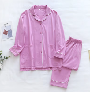 Abbigliamento da <span class=keywords><strong>notte</strong></span> morbido da donna carino e personalizzato comodo abbigliamento Casual da donna pigiama da donna 2 pezzi Set da salotto Set pigiama da donna - Product Image 3