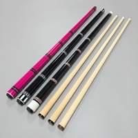 Queue de billard en bois d'érable de 58 pouces à prix d'usine, pointe de 13 mm, logo personnalisé, vente en gros, prête à être expédiée, prix de gros, queue de billard en érable