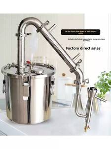 Petit distillateur portable en acier inoxydable domestique pour <span class=keywords><strong>gin</strong></span>, distillerie privée, eau distillée, machine domestique, boisson, vin - Product Image 3