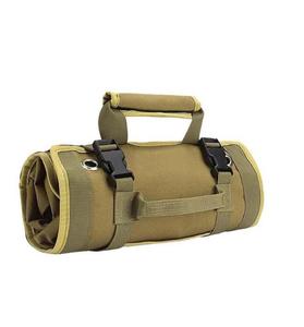 Sac à outils robuste à enrouler avec 6 pochettes - Restez organisé et efficace dans vos travaux de bricolage mécanique ou électriques - Product Image 3