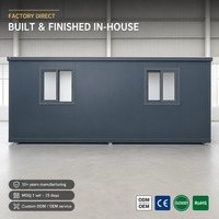 Maison conteneur extensible à panneaux métalliques sculptés, haute isolation, prix abordable, directement de l'usine, 20ft 40ft, maison préfabriquée CE OEM/ODM