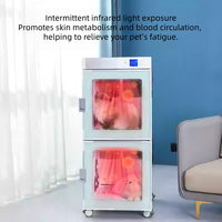 USMILEPET Boîte de séchage pour animaux de compagnie à double couche, armoire de séchage automatique pour animaux de compagnie, boîte de séchage pour chats et souffleur d'eau pour chatons et chiots