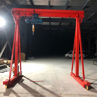 Grue à portique mobile de chantier naval de petit atelier 1 2 3 5 tonnes extérieure une grue à portique de dessin de cadre