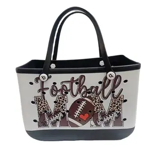 Factory Wholesale Customized Large size EVA travel Bag New Design Printed Football Beach bag