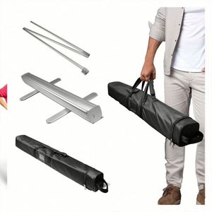 Accessoires pour affiche publicitaire rétractable enroulable couleur pleine - Product Image 4