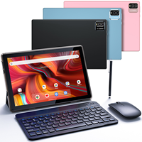 Tablet PC Android 16 10,1 Inci, RAM 3GB, ROM 64GB, Layar 1280x800 untuk Bisnis dengan Aksesoris Lengkap