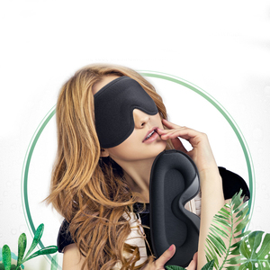 Masque pour les yeux unisexe pour hommes, femmes, enfants et adultes, occultant, doux, pour la nuit, bloquant la lumière 3D, confortable - Product Image 3