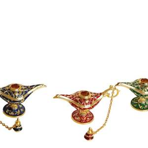 Lámpara de Aladino al por Mayor, Quemador de Incienso, Artesanía Metálica, Adornos Metálicos, Decoración del Hogar, Uso en Hoteles y Bodas, Lámpara de Aladino - Product Image 5