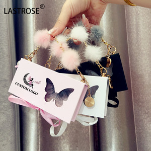 กล่องใส่<span class=keywords><strong>ขน</strong></span>ตาปลอมสีชมพูหรูหราพวงกุญแจแบบใหม่ - Product Image 6