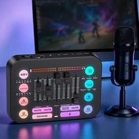 Großhandel Digitaler Audio-Mixer mit BT5.0 und RGB für Live-Streaming, Podcasting, PC-Streams, Gamer und Content-Ersteller