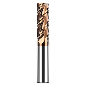 55 derece 4-Blade Tungsten çelik <span class=keywords><strong>CNC</strong></span> freze kesicisi düz Shanks alaşım parmak freze çakısı freze kesicisi - Product Image 1