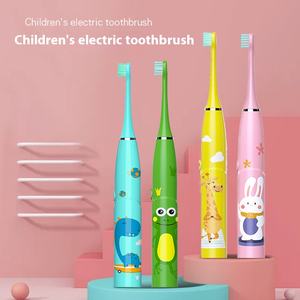 बच्चों के लिए थोक सोनिक इलेक्ट्रिक टूथब्रश नए डिजाइन के नेतृत्व में IPx7 वाटरप्रूफ डुपॉन्ट नरम ब्रिस्टल दांत स्मार्ट बच्चे - Product Image 6