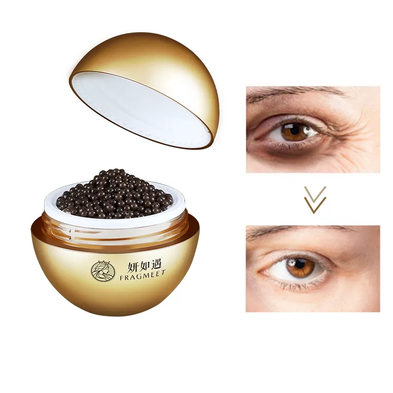 Caviar raffermissant anti-âge supprimer la crème pour les yeux pour les cernes et les poches caféine cernes cernes crème pour enlever les poches