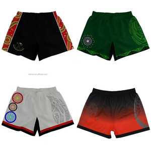 FQ Personnalisé Aboriginal Rugby League Shorts Plaine Shorts De Sport Rugby Sur-Filed Polyester Team Wear Hommes Jeunes Rugby UNION Shorts - Product Image 6