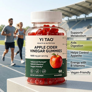 Gummies au vinaigre de cidre de pomme OEM/ODM avec vitamines B, compatibles végétaliens, stimulent le métabolisme, favorisent la gestion du poids, soutiennent la digestion, complément alimentaire - Product Image 4