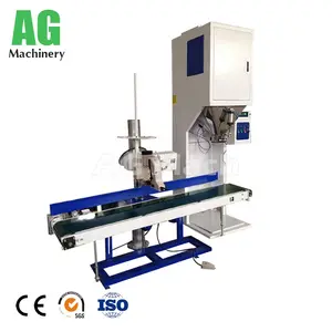 25kg-100kg semi automatic factory supply sheep pellet feed grain pellets packing machine