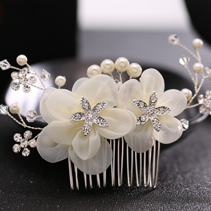 Elegant Handmade Beaded Tiaras Bridal Head