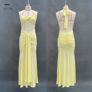 2025 <span class=keywords><strong>para</strong></span> <span class=keywords><strong>Amazon</strong></span> Cross-Border nuevo vestido <span class=keywords><strong>de</strong></span> mujer Sexy sin espalda diseño <span class=keywords><strong>de</strong></span> cadera encaje decoración tela <span class=keywords><strong>de</strong></span> gasa estilo Casual <span class=keywords><strong>para</strong></span> verano - Product Image 6