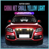 Feux de signalisation de grille de voiture en gros BRAD, feux de jour à LED, feux de jour universels remis à neuf, lumière jaune IP67