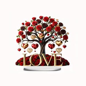 Ornements décoratifs créatifs en acrylique LOVE adaptés au salon <span class=keywords><strong>chambre</strong></span> décoration cadeaux ornements de décoration de maison bon marché - Product Image 1