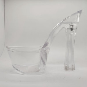 Tùy chỉnh thiết kế PC Giày phụ kiện minh bạch hộp đêm cao gót giày đế ngoài Thời Trang Phụ nữ dép duy nhất - Product Image 3