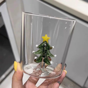 Creative Single Wall Design High Borosilicate Wine Glass Cup Unique <strong>Christmas</strong> <strong>Gift</strong> <strong>Idea</strong> for Drinkware - Product Image 1