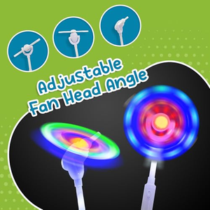 Varita Mágica LED, Molino de Viento, Arcoíris, Juguete Giratorio con Luces Intermitentes para Niños - Product Image 2