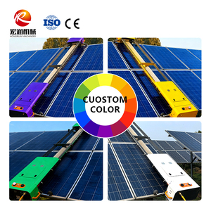 Robot de Limpieza de Paneles Solares Montado en Riel, Limpiador de Paneles Solares Tipo Oruga para Pendientes, Sistema de Limpieza Solar Adaptable - Product Image 3