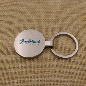 Llavero de Metal Clásico Personalizado, Económico, en Blanco, de Aleación de Zinc, con Logotipo Grabado con Láser - Product Image 4