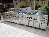Cuisinière verticale à gaz Shenchu à 4 brûleurs en acier inoxydable avec four, équipement de cuisine commercial pour restaurant, garantie 1 an