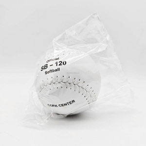 Pallone da Softball TAMANACO SB-120 in PVC, 12 Pollici, Bianco, Resistente agli Urti, Imbottito in Sughero, Cucito a Mano, Produzione Professionale Diretta - Product Image 5