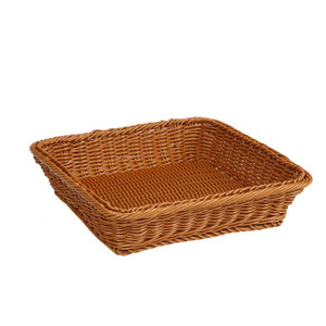 Cesta De Exibição De Supermercado Cheap Mão Tecido Cozinha Armazenamento Container Store Frutas e Vegetais Rattan Display Basket - Product Image 6