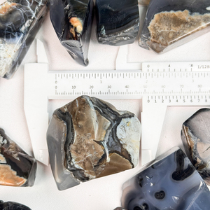 Piedra de cristal de forma libre de ágata volcánica al por mayor, piedras curativas de forma libre, cristal natural de forma libre - Product Image 3